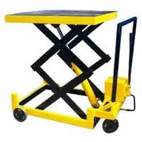 Hydraulic lifting trolley