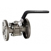 Zoloto Stainless Steel Three Piece Design Ball Valve Flanged Type