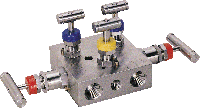 R type 5 Valve Manifold Pipe to pipe mounting