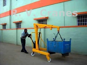 Mobile Floor Jib Crane