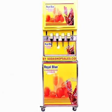 ROYAL BLUE SODA FOUNTAIN MACHINE