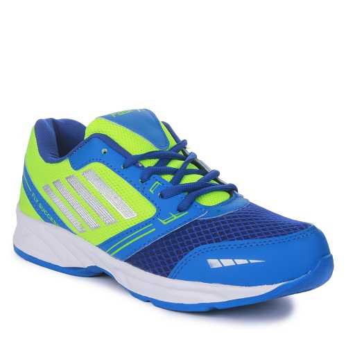 Men's Blue Yellow Black Rare Combo Bullet Range Running Shoes