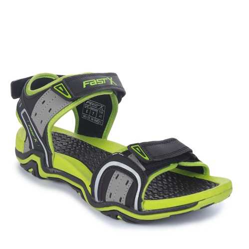 Grey yellow Men's Sandals & Floaters
