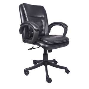 THE BELLEZA MID BACK IN BLACK COLOUR