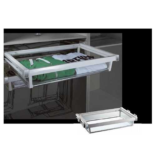 Soft Close Glass Slide Basket