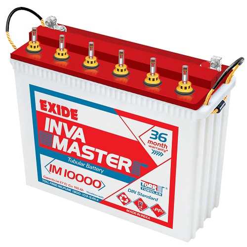 Exide Inva Master Tubular Battery 150Ah 12V (White & Red)