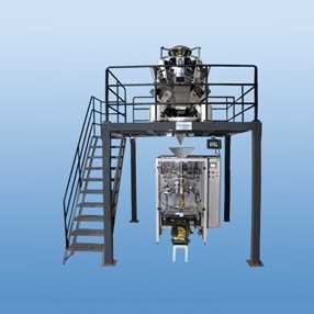 Pouch Packaging Pneumatic Collar Type Machine With Multi head Load Cell
