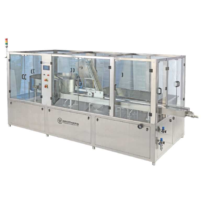 Automatic Unscrambler with Linear Air Jet Cleaning Machine
