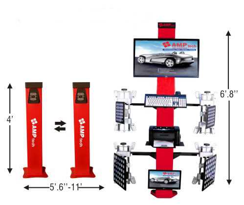 3D Wheel Alignment Machine S2V