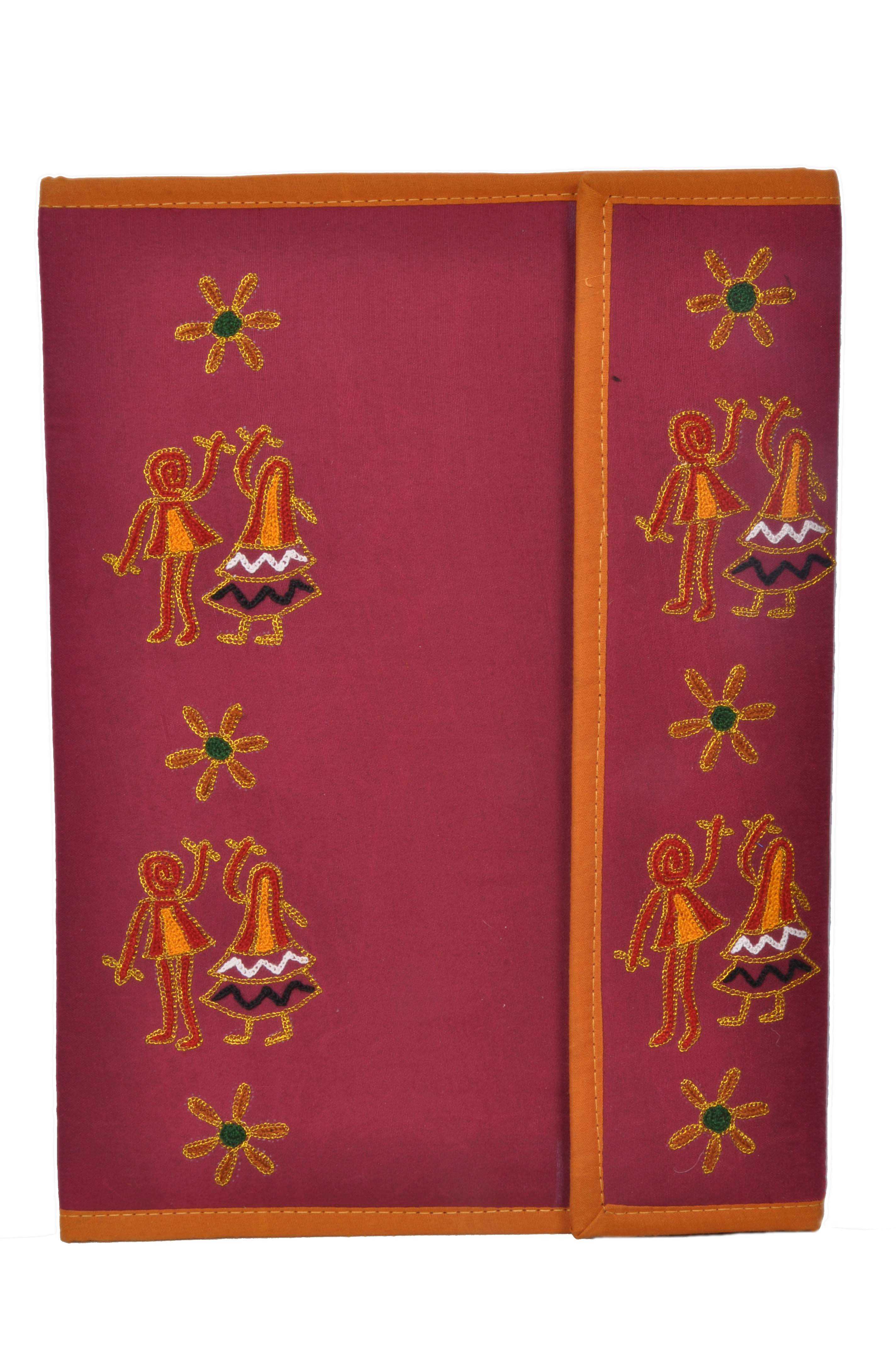  Embroidered Cotton Folder 