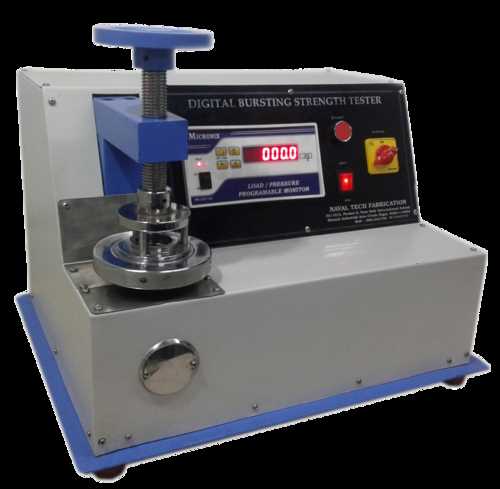 Digital Bursting Strength Tester