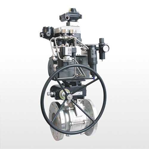 Pneumatic Actuator Operated Ball Valve