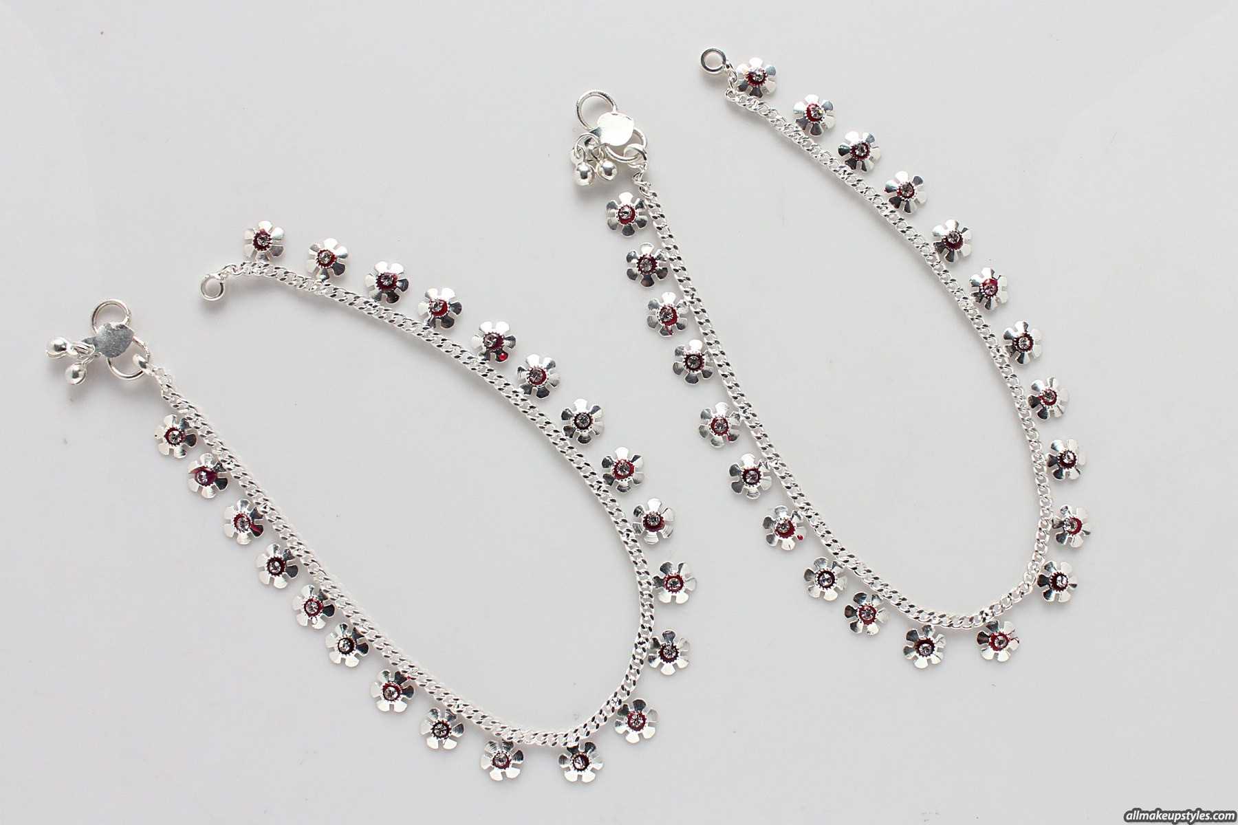 LADIES SILVER ANKLET