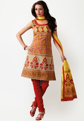 Fancy Printed Dress Material