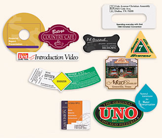 Die Cut Labels