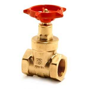 Brass gate valves