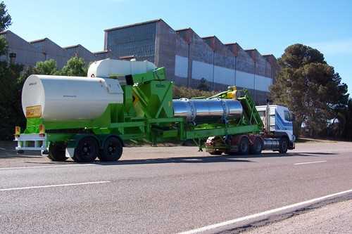 Mobile Asphalt Drum Mix Plant