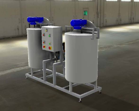  Dosing Tanks With Agitator 