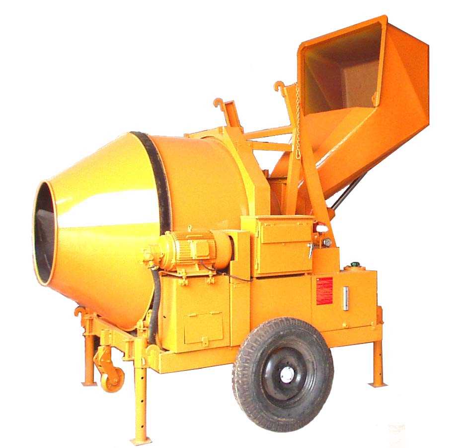 Reversible Drum Electric Concrete Mixer