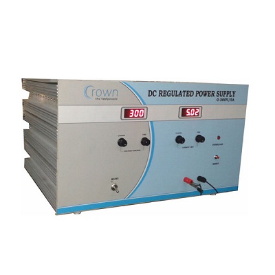 HIGH VOLTAGE DC REGULATED POWER SUPPLY 0 300V 2A
