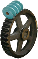 Worn Wheel For Sugar Mill