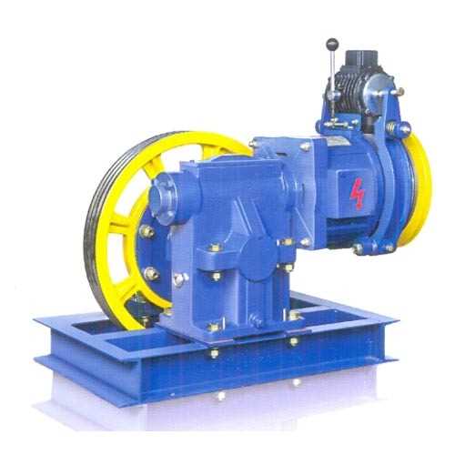 elevator traction machine unit