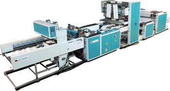 High Speed Twin Track T Shirt Bag Making Machines