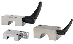Clamps for linear guides 