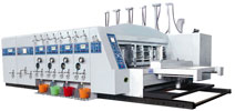 Lead Edge Feeder 4 Colour Flexo Printer Slotter Die Cutting With Stacker