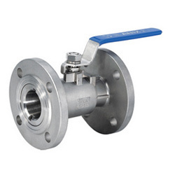 single piece flanged end ball valve