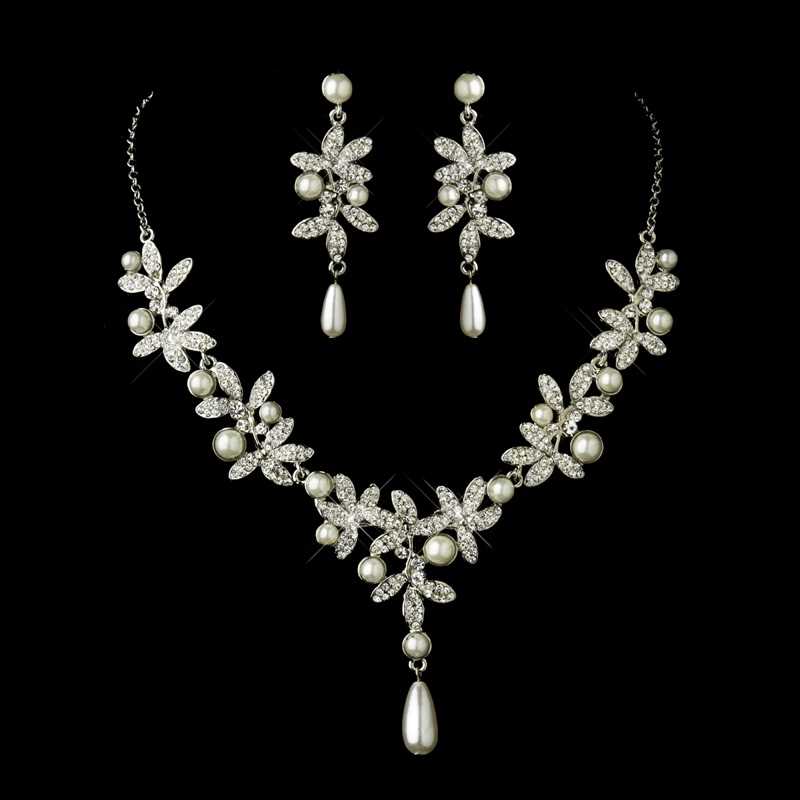  Silver Diamond Necklace 