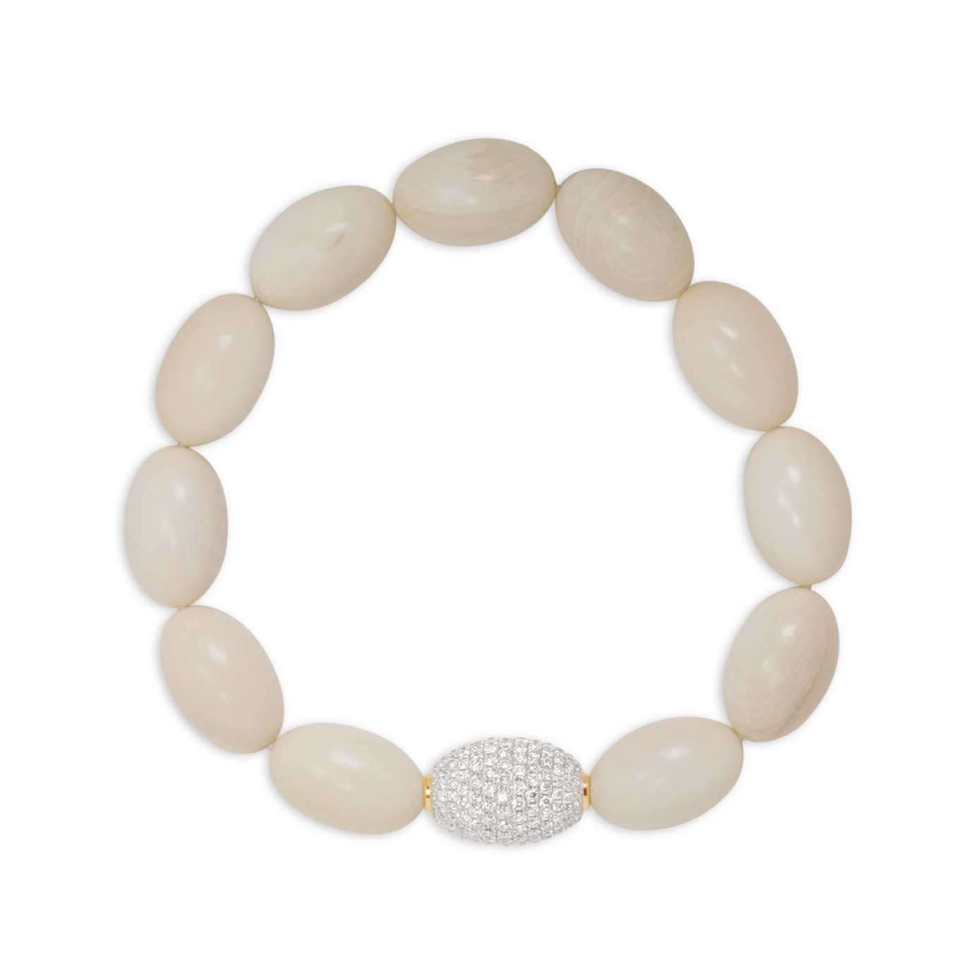Oval Diamond Beads